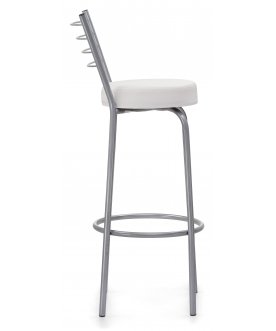 Стул барный Kuroda белый полимер / светлый мусс