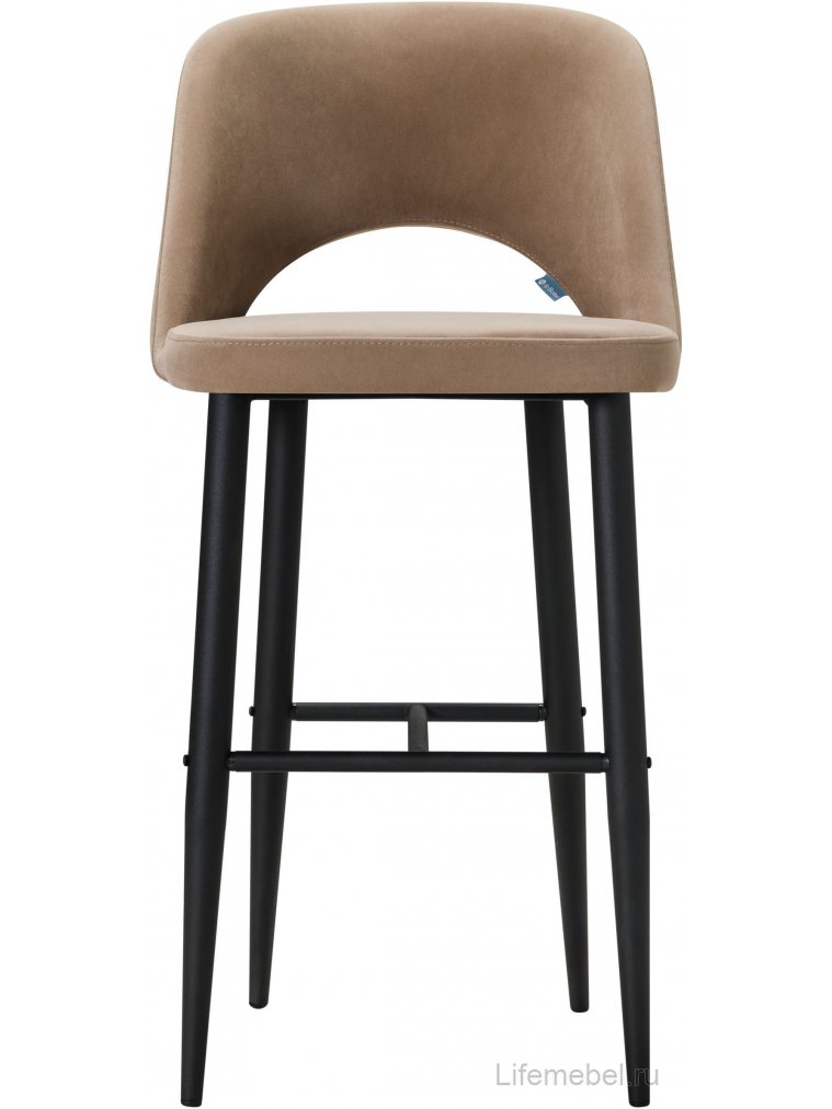 Барный стул Lars Diag beige / черный