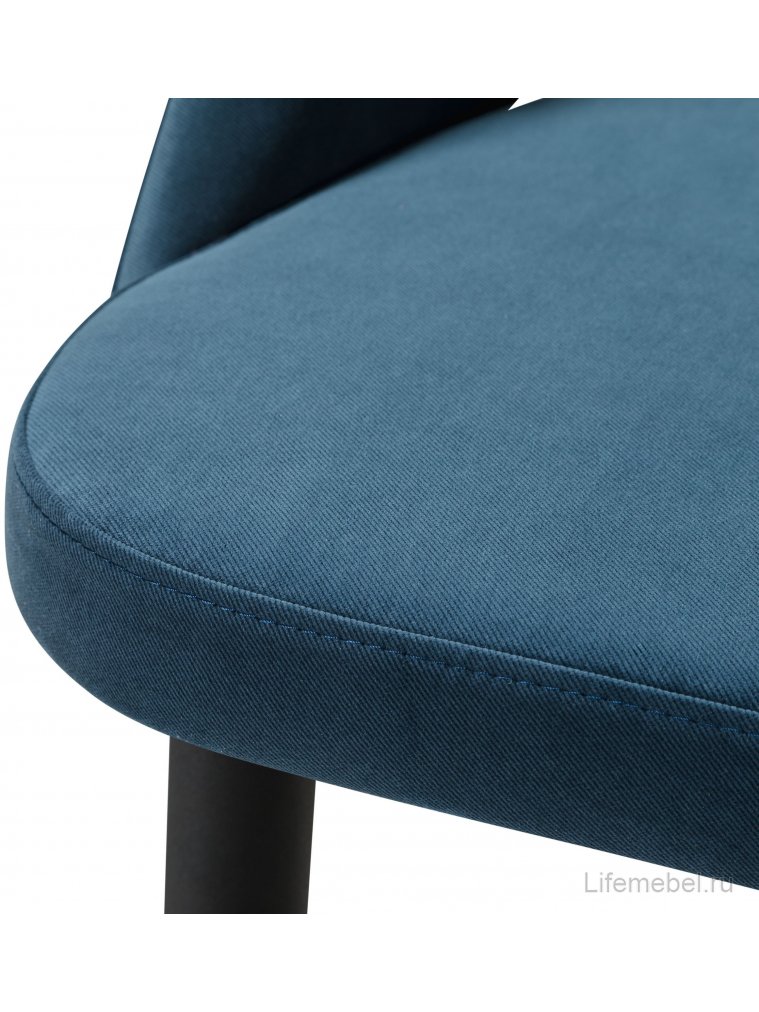 Барный стул Lars Diag blue / черный