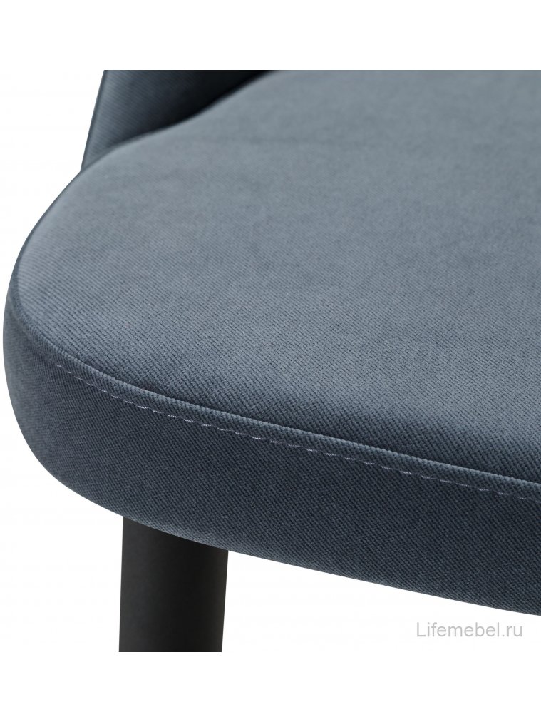 Барный стул Lars Diag grey / черный