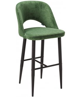 Барный стул Lars зеленый / черный