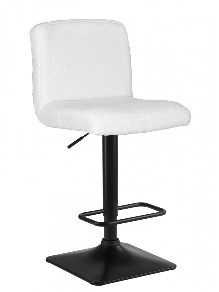 Барный стул Leo белый / черный