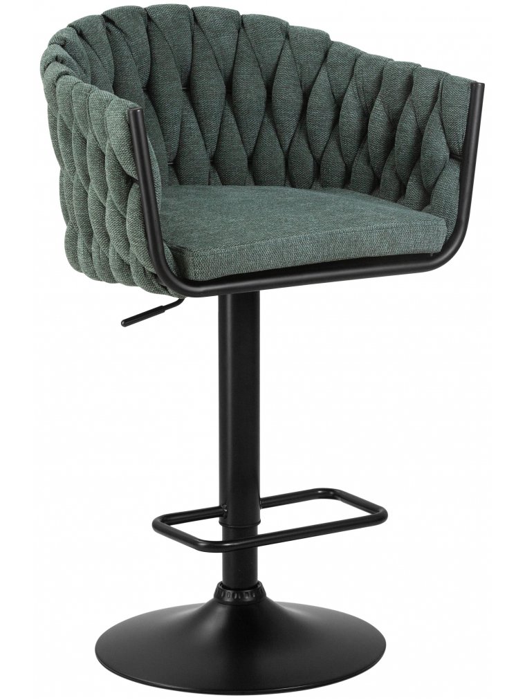 Барный стул 9690-LM Leon зеленый / черный