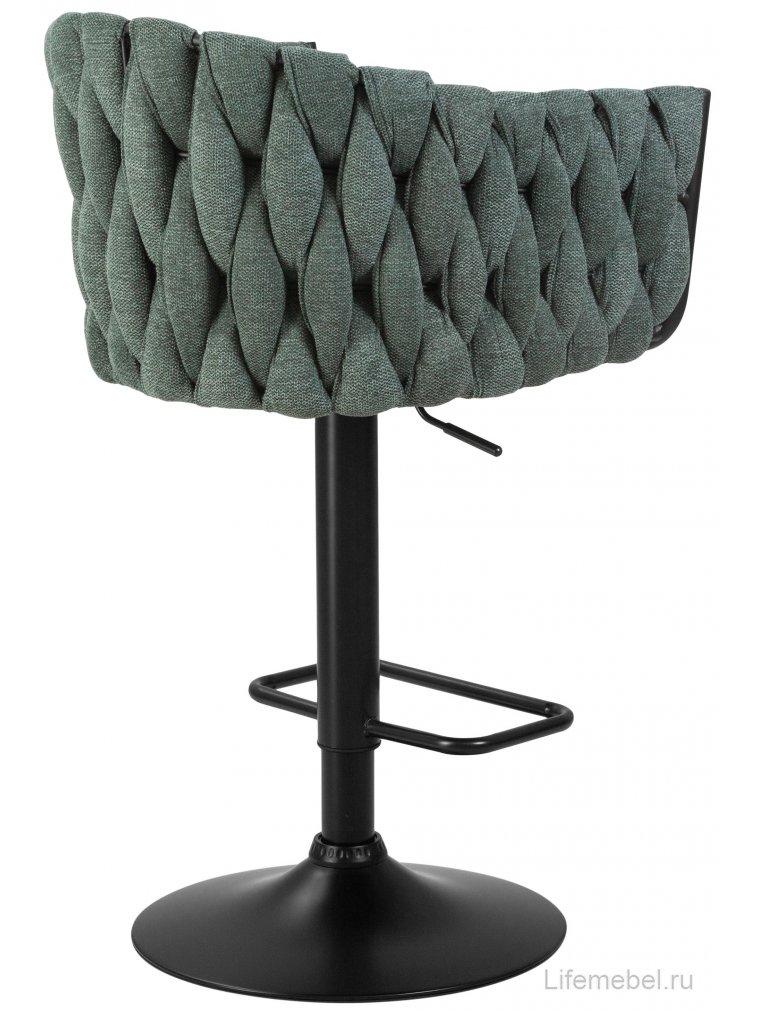 Барный стул 9690-LM Leon зеленый / черный