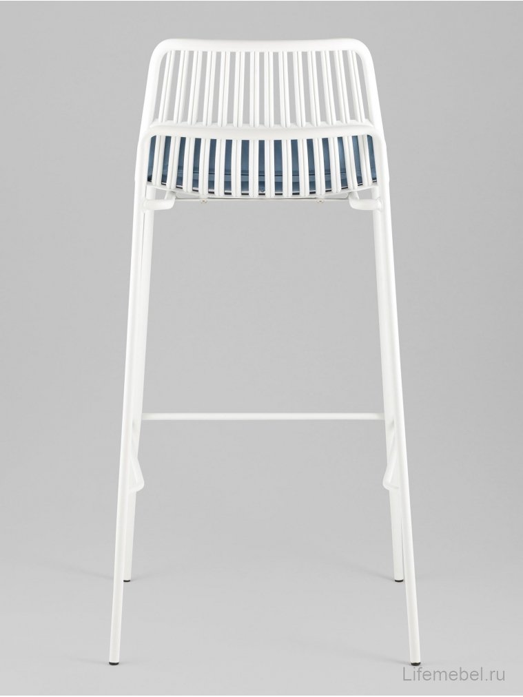 Барный стул Лорвин с подушкой белый
