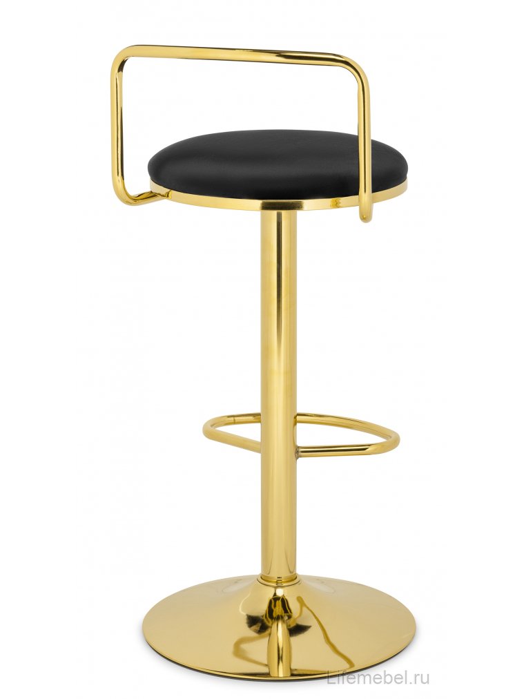 Полубарный стул Lusia black / gold