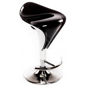 Барный стул Mario черно-белый