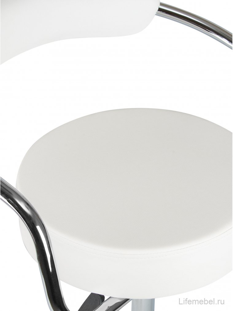 Барный стул 5013-LM Marta белый / хром