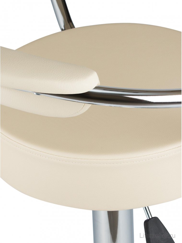 Барный стул 5013-LM Marta кремовый / хром