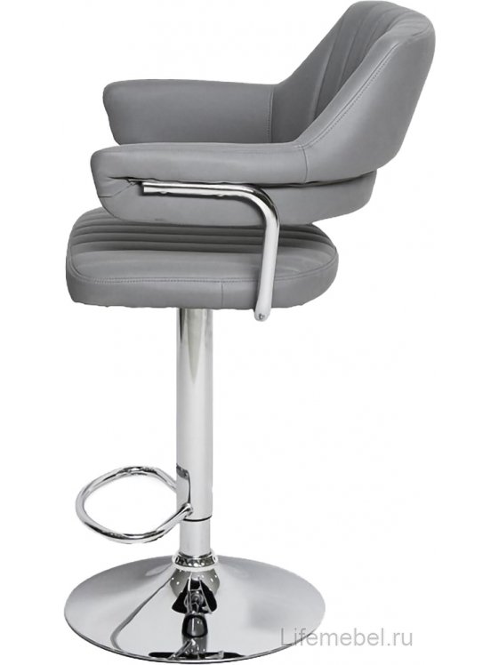 Барный стул S1029 grey PU X85 / chrome