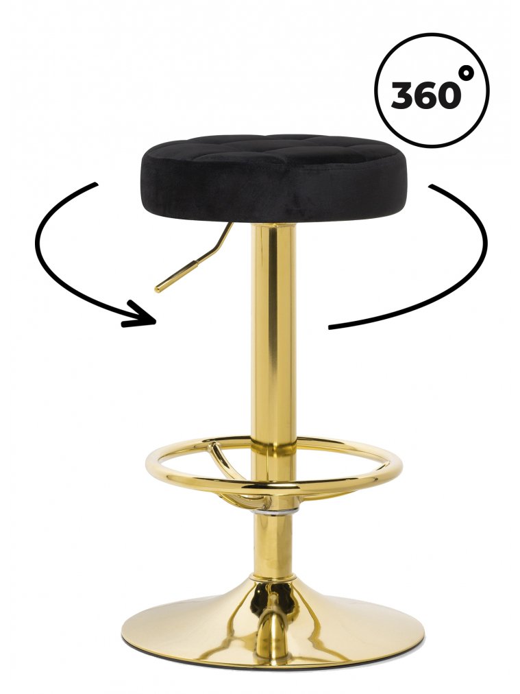 Барный стул Marun black / gold