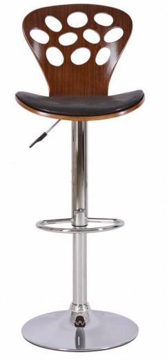 Барный стул JY-1958 walnut / shiny brown (№8)