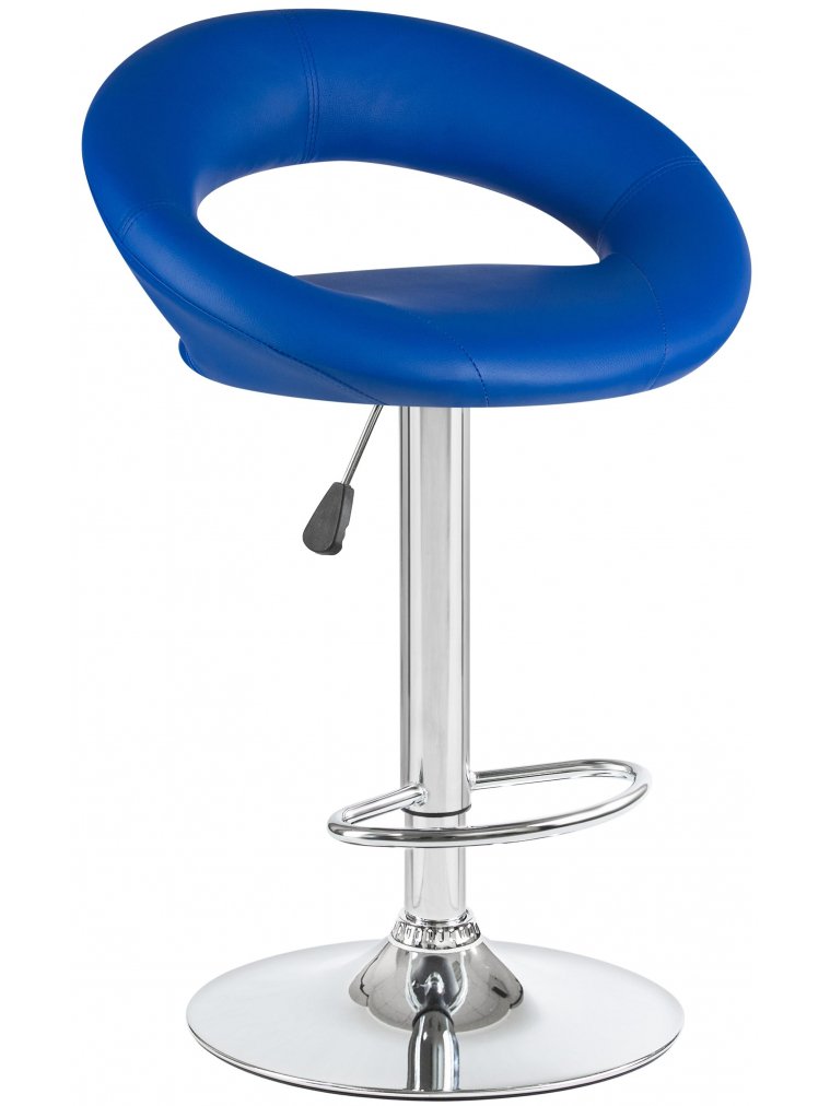 Барный стул 5001-LM Mira синий / хром
