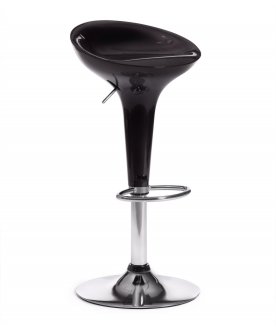 Барный стул Nail mod. KY801 хром / черный