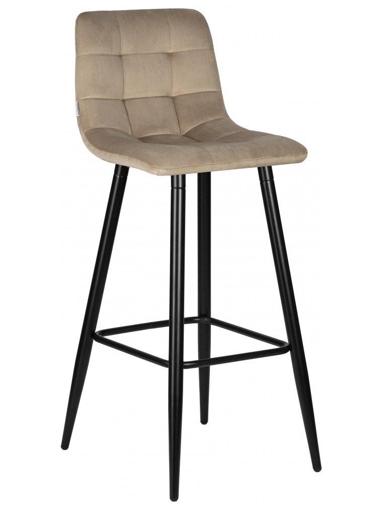 Барный стул Nicole мокко / черный матовый