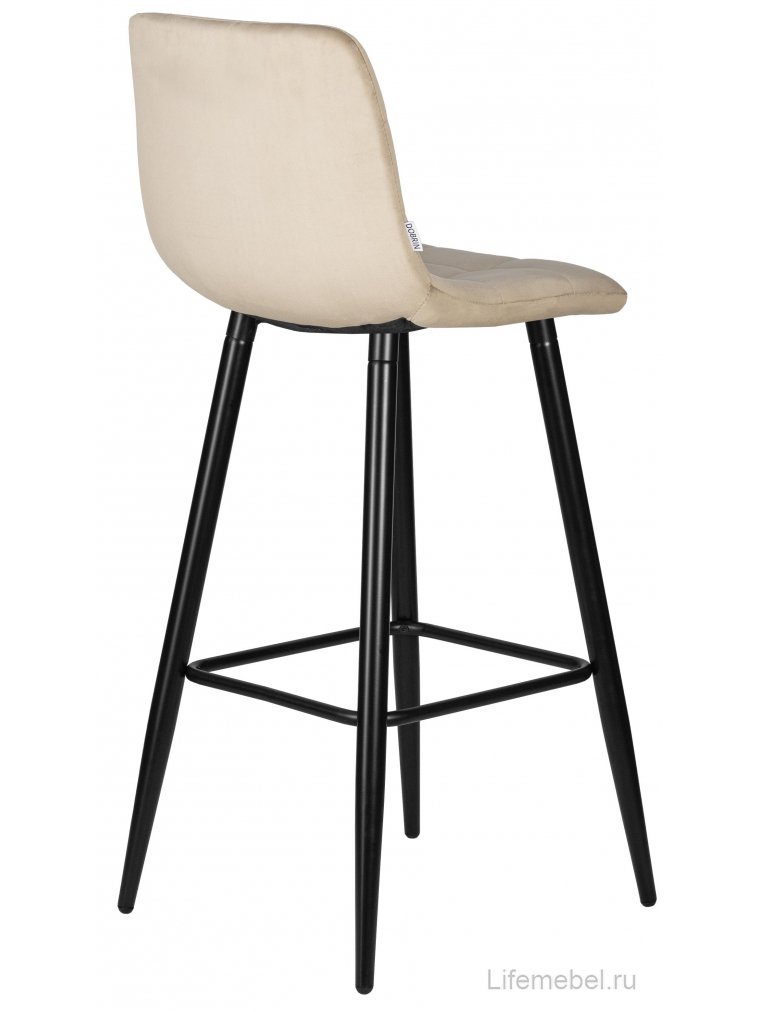 Барный стул Nicole мокко / черный матовый