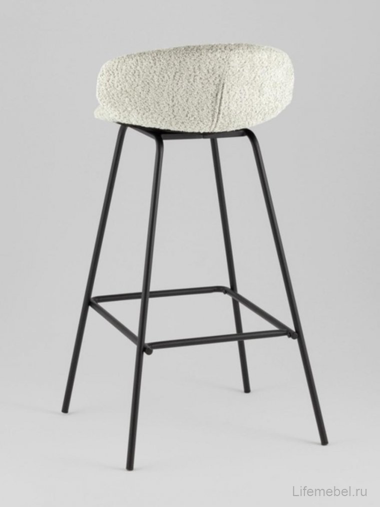 Барный стул Элли букле мятный