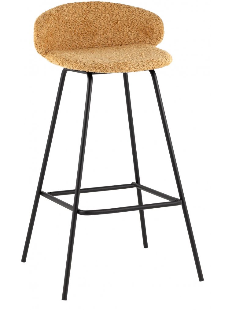 Барный стул Элли букле охра