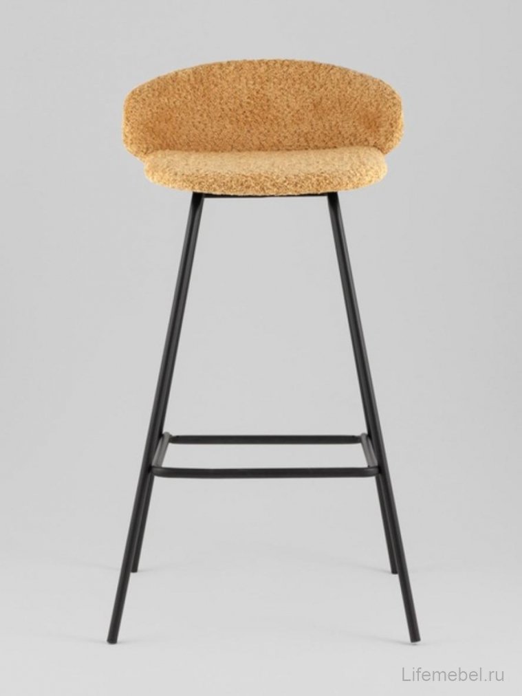 Барный стул Элли букле охра