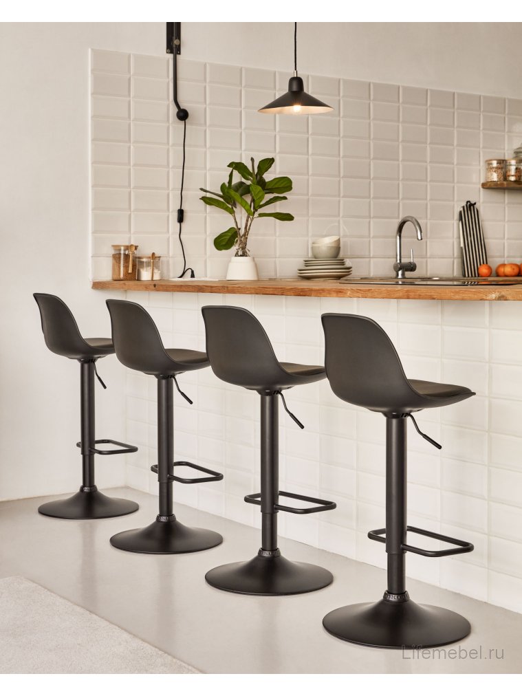 Барный стул Orlando-T черный