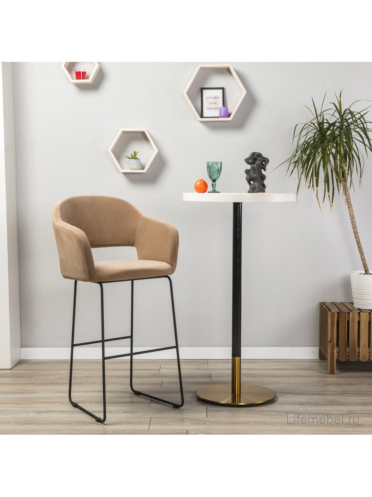 Барный стул Oscar Diag beige / линк