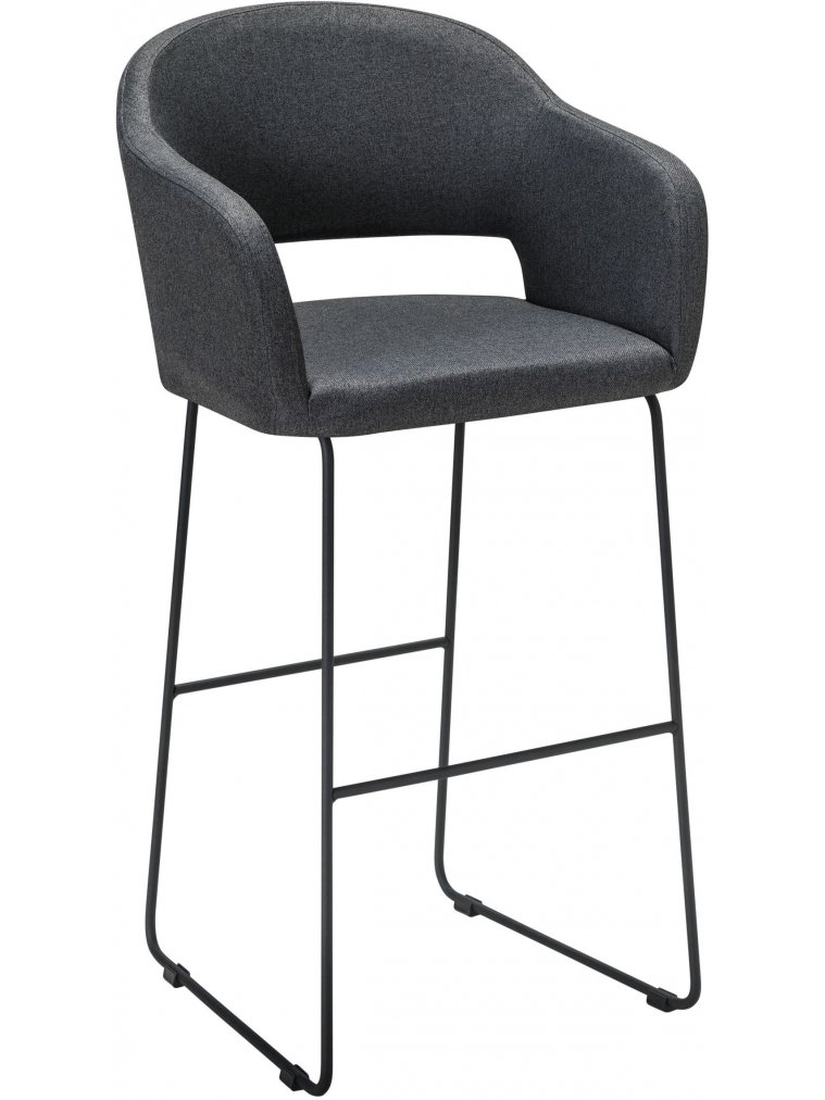 Барный стул Oscar тёмно-серый / линк