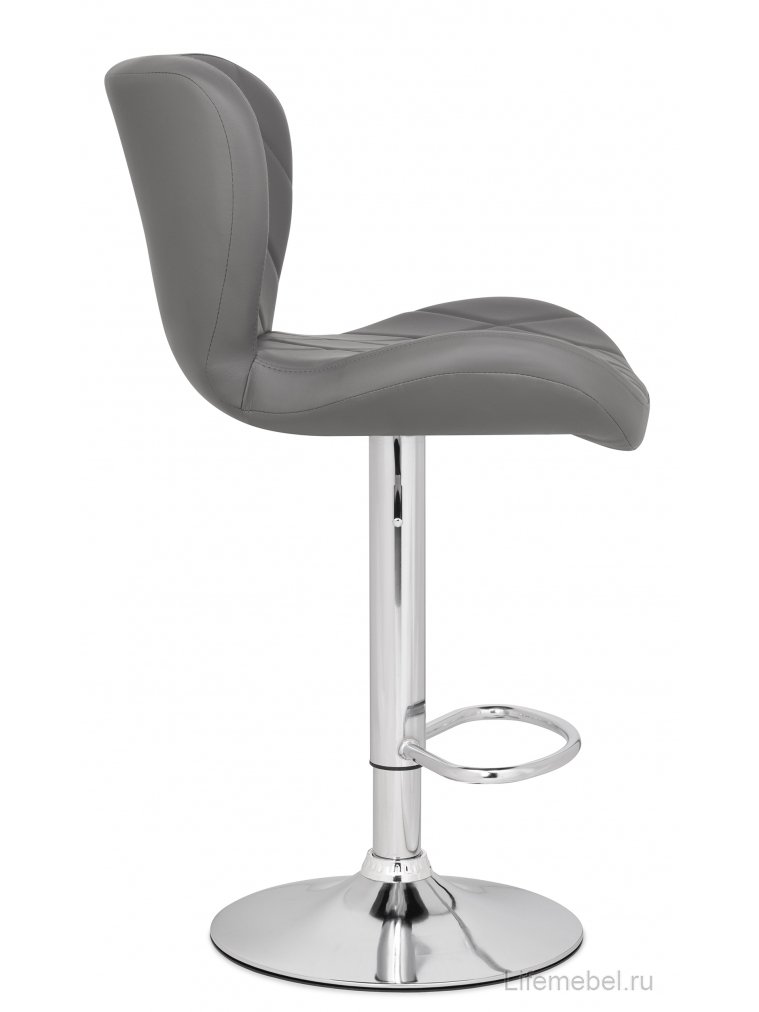 Барный стул Porch gray / chrome