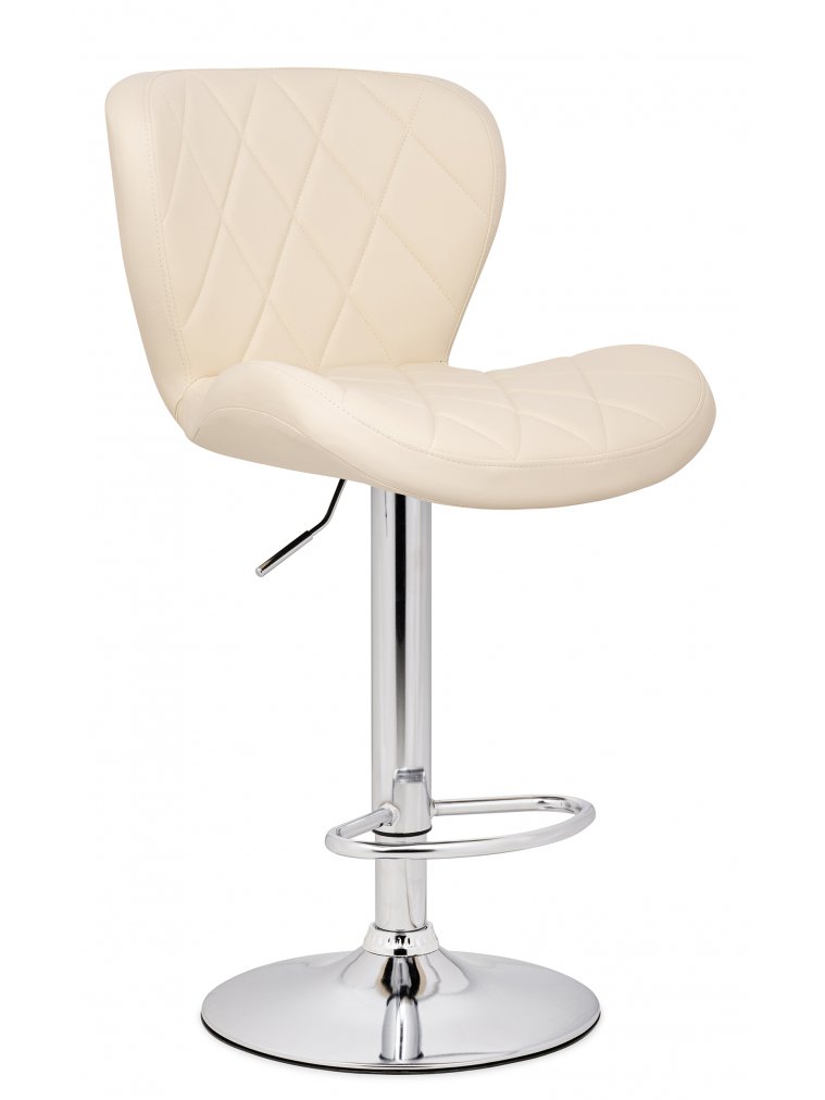 Барный стул Porch beige / chrome