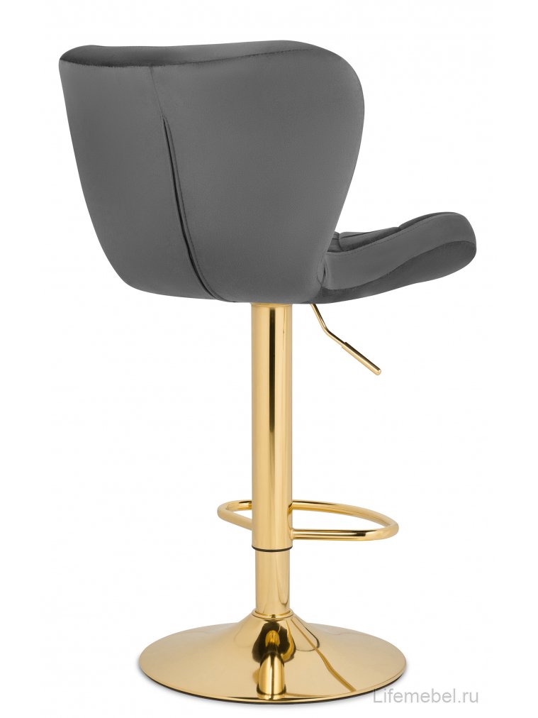 Барный стул Porch dark gray / golden