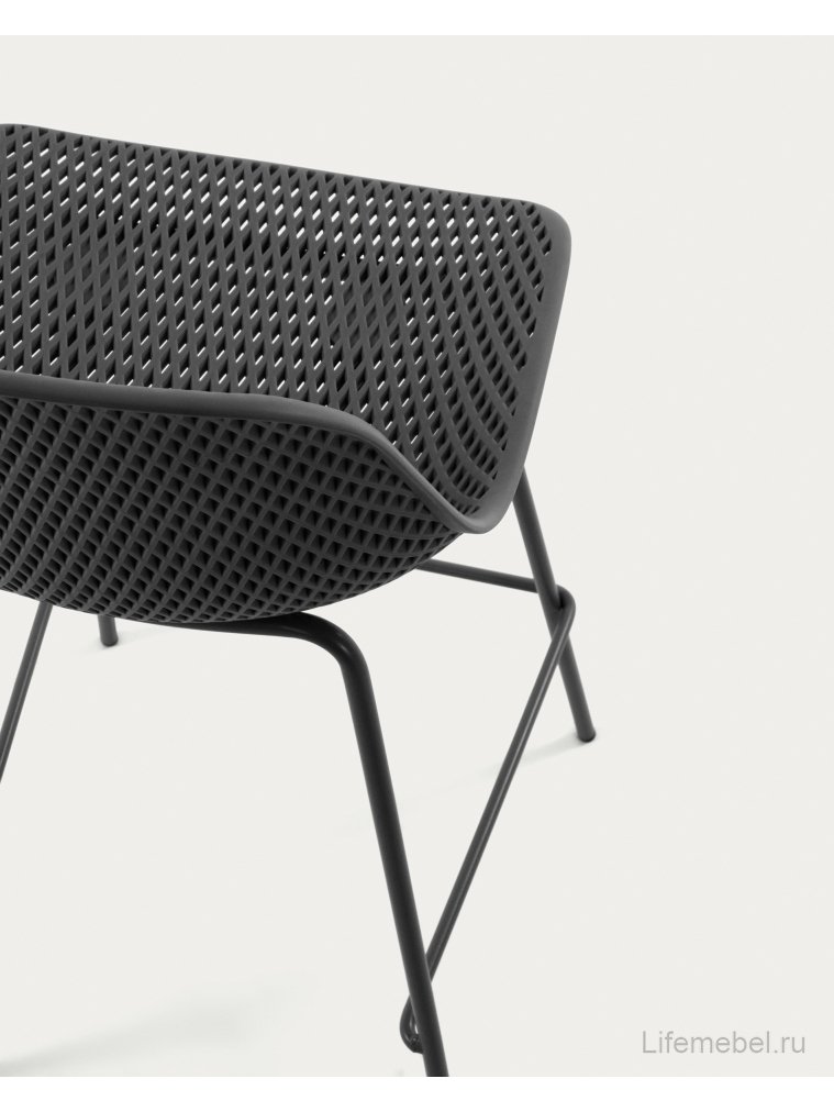 Барный стул Quinby серый