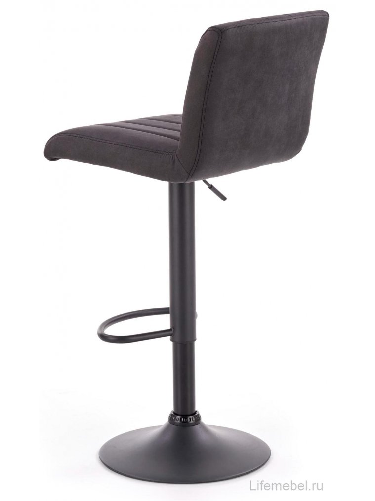 Барный стул H89 темно-серый / черный