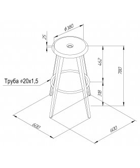 Барный стул Sheffilton SHT-S146