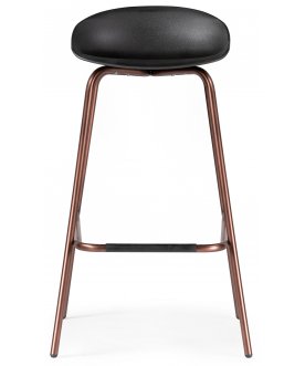 Барный стул SHT-ST19/S29 черный / медный металлик