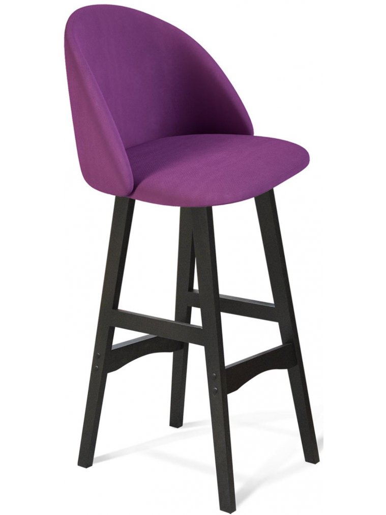 Барный стул SHT-ST35/S65 ягодное варенье / венге