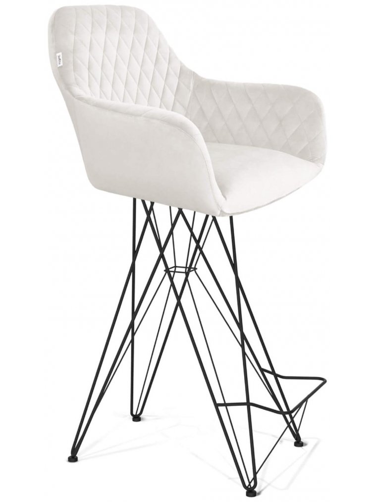 Барный стул SHT-ST38/S66 зефирный / черный муар