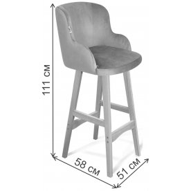 Барный стул SHT-ST39/S65