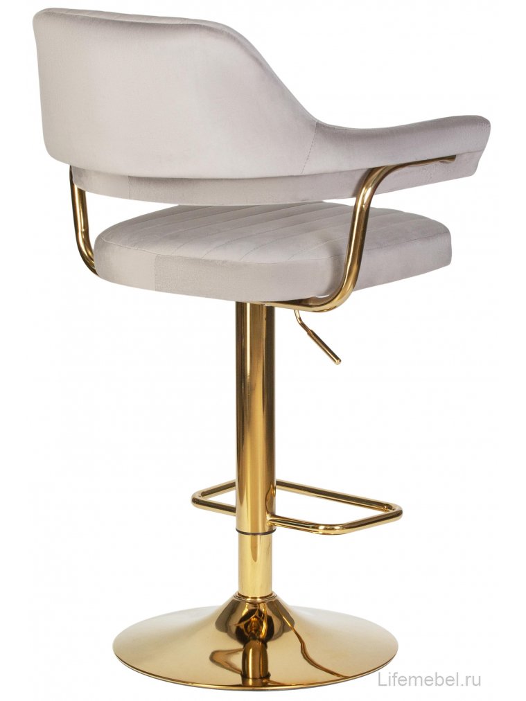 Барный стул Charly Gold серый