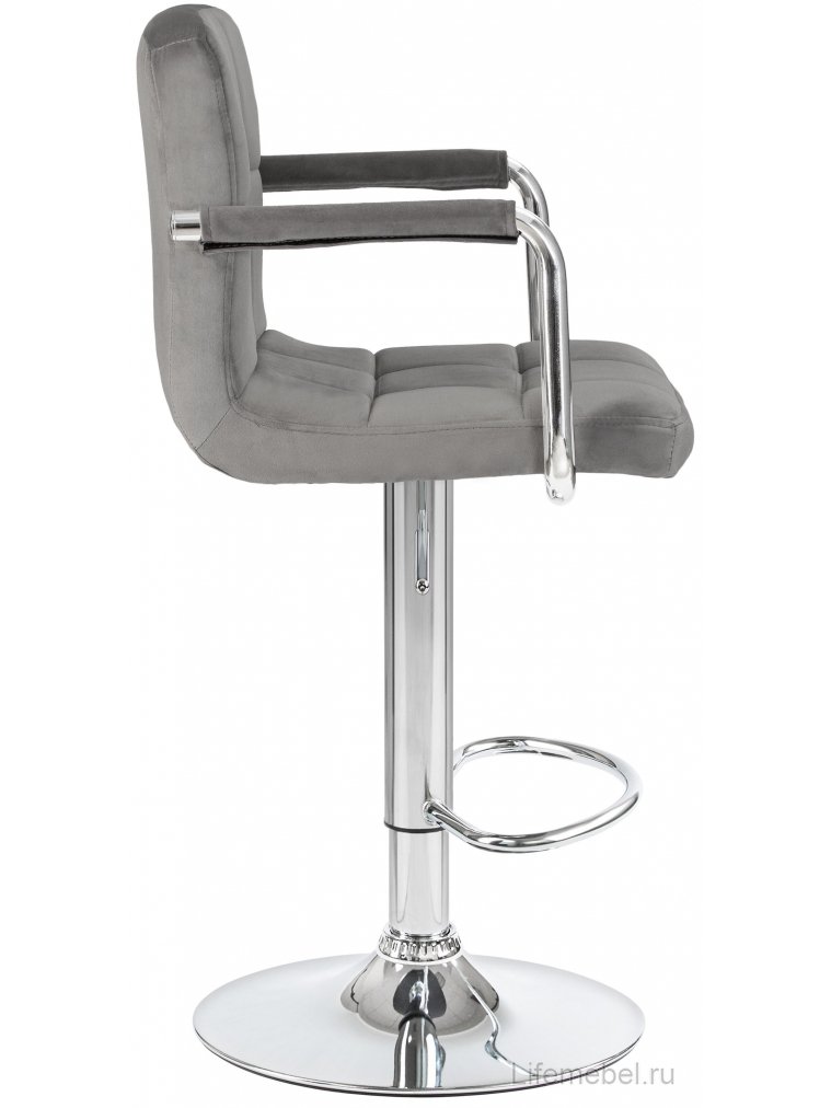 Барный стул Kruger Arm серый