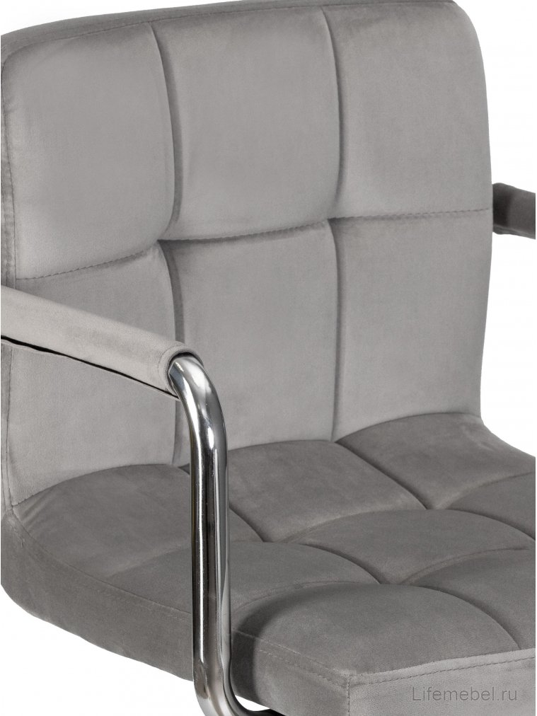 Барный стул Kruger Arm серый