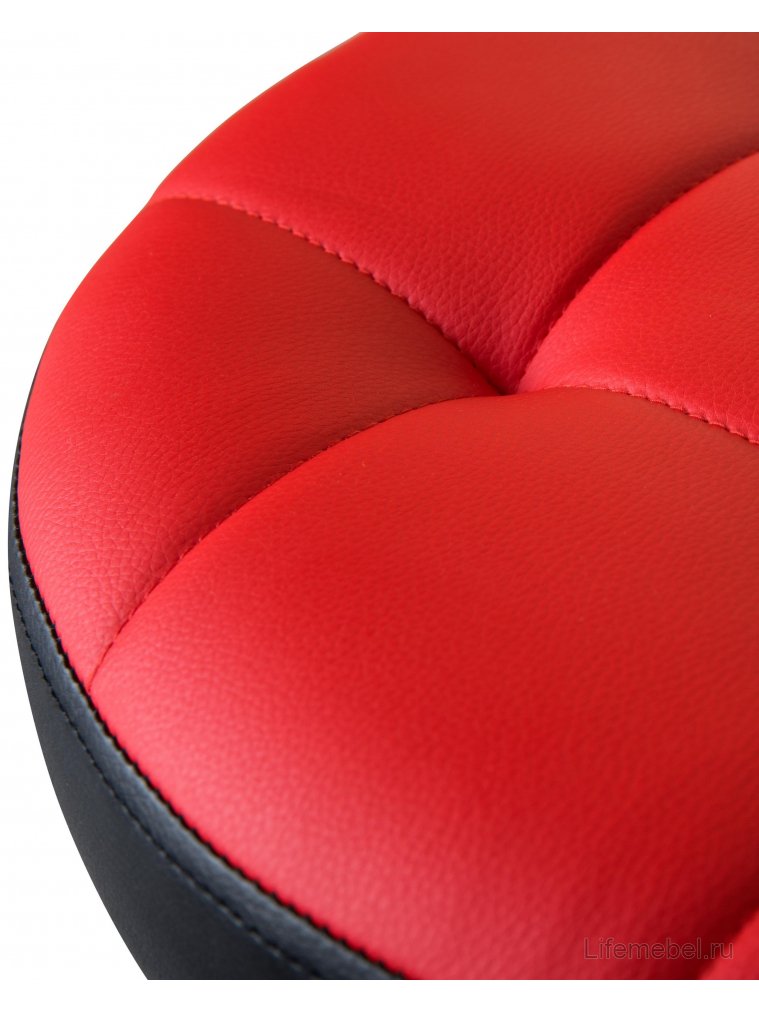 Барный стул 5008-LM Bruno красно-черный / хром