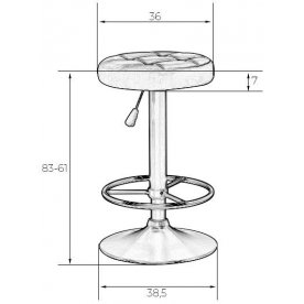 Барный стул 5008-LM Bruno