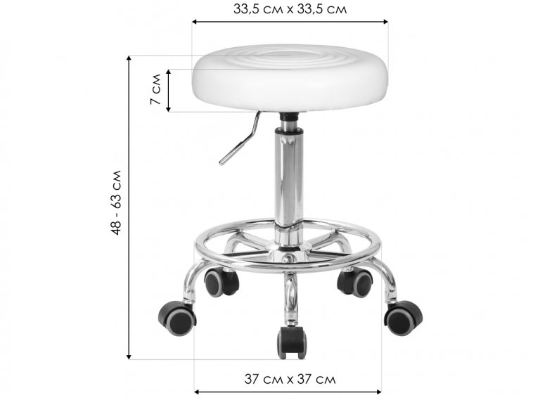 Барный стул 3051-LM Billy черный / хром