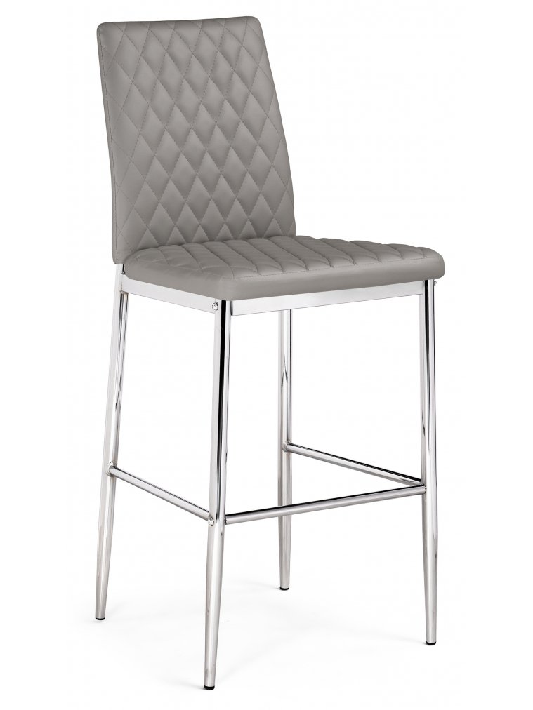 Барный стул Teon gray / chrome