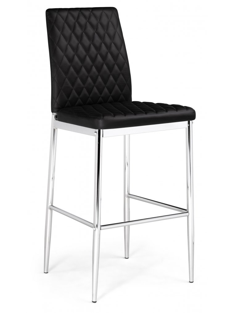 Барный стул Teon black / chrome