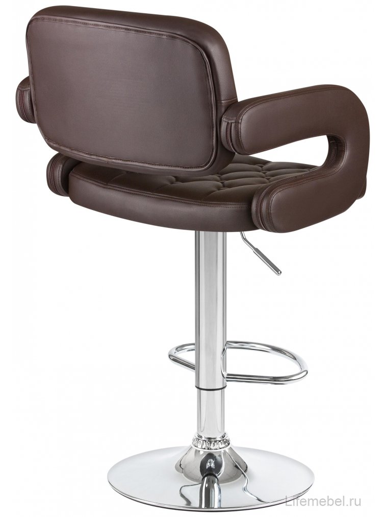 Барный стул 3460-LM Tiesto коричневый / хром