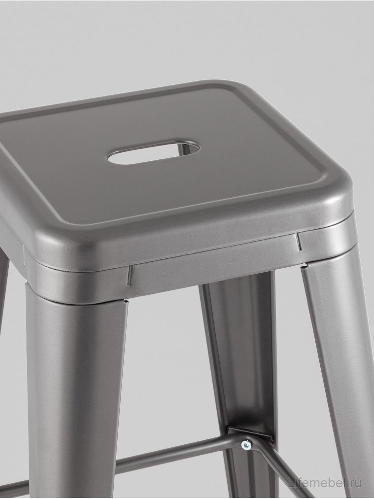 Барный стул Tolix серебристый
