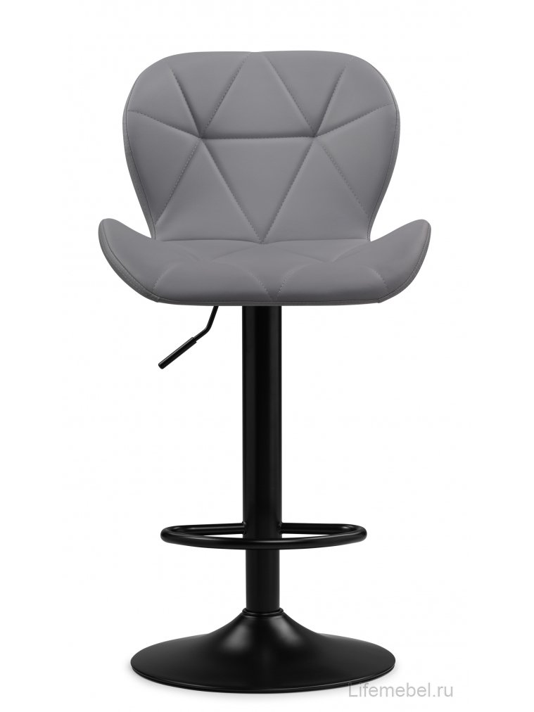 Барный стул Trio light gray / black