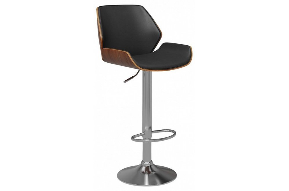 Барный стул Willow / Уиллоу  черный / коричневый