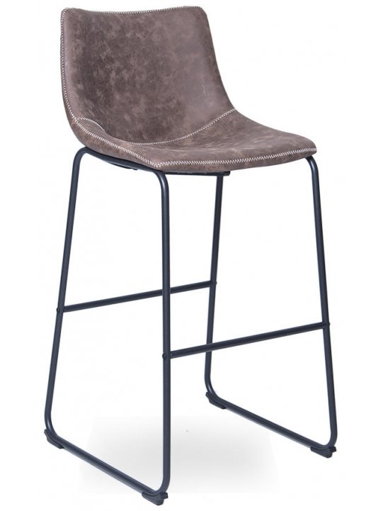 Барный стул WX-9 кожзам brown f811-2 / black