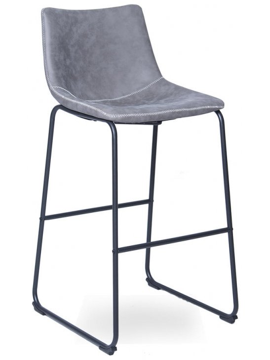 Барный стул WX-9 кожзам smoky f811-51 / black